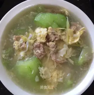 Scrawny meatball soup