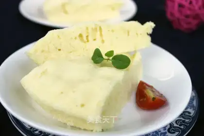 Steam lemon cake