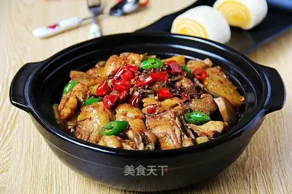 Spicy-mouthed chicken