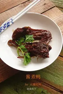 Duck with sauce