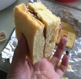 Sweet jam sandwich cake