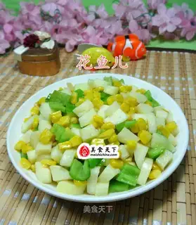 Pyramid, white corn