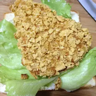 The oven fried chicken