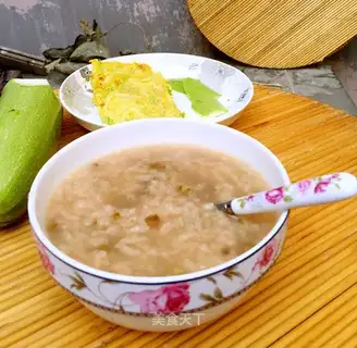 Rice green bean congee