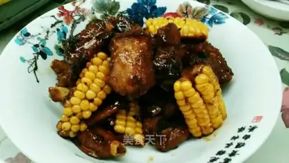 Corn burn ribs