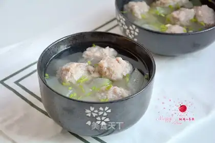 Porkball soup