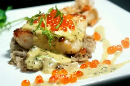 Creamed crayfish