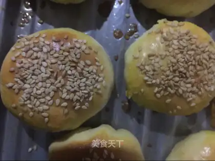 Radish ham pancakes