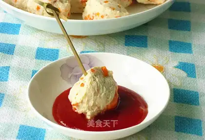 Chicken shrimp balls
