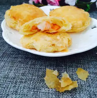Soccer shrimp pie
