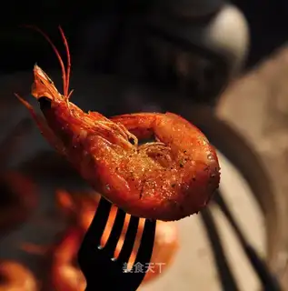 Pretzels roasted shrimp