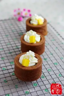 Coco cream fruit cake
