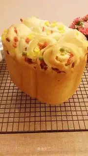 Corn ham cheese bread