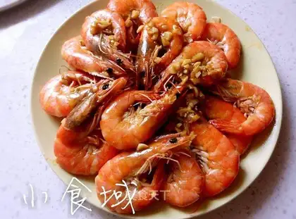 Garlic butter shrimp