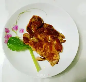 Fried salmon