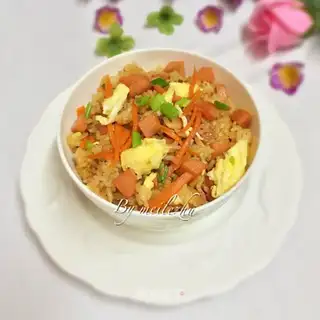 Carrot fried rice