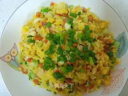 Duck egg fried rice