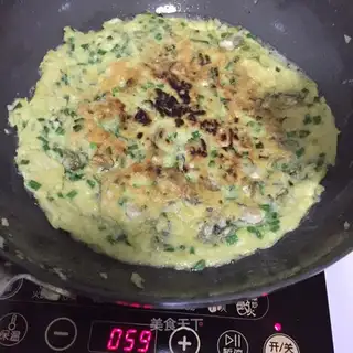 Oyster eggcakes