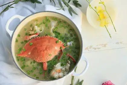Pod crab mashed potatoes