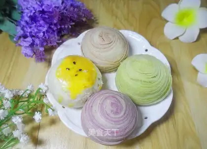 Colored souffle