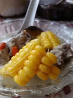 Bones corn soup
