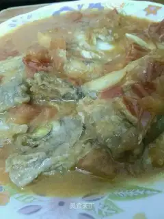Tomatoe with fish
