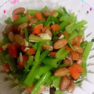 Celery peanuts