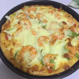 Super-high sea and land pizza