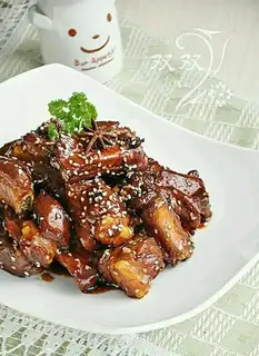 Orange juice ribs