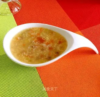 Tomato carrot beef congee