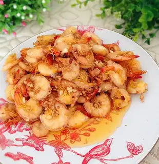 Garlic fried shrimp