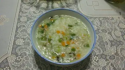 Vegetable congee