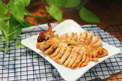 Roasted squid