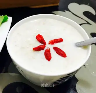 Milk and oatmeal