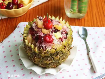 Pineapple cranberry rice