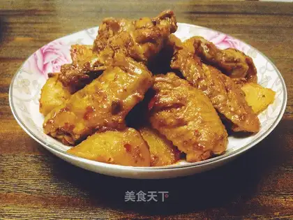 Spicy potatoes for chicken wings