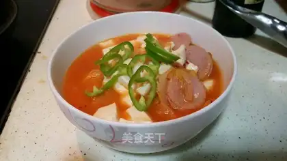 Pickle tofu soup