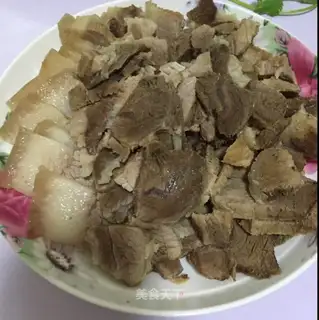 White cut meat