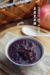 Apple and rice congee