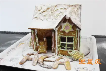 Christmas gingerbread house