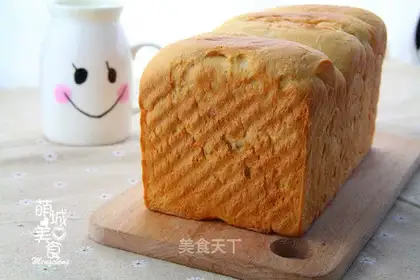 Raw cream toast