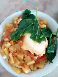 Tomato egg paste