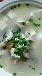 Fish tofu soup