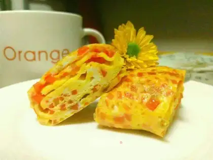 Carrot, egg burn