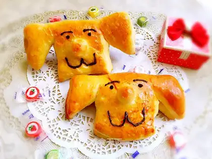 Halloween animal bread