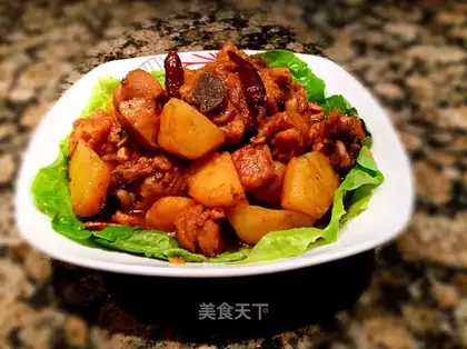 Beer and potato chicken