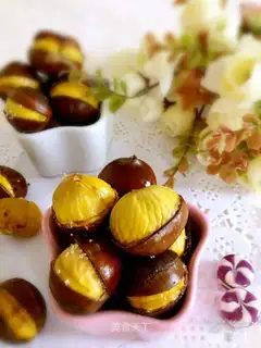 Chestnuts with oily sugar