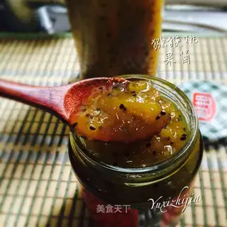 Peach and jam