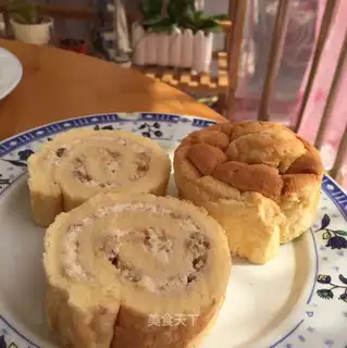 A walnut cake roll