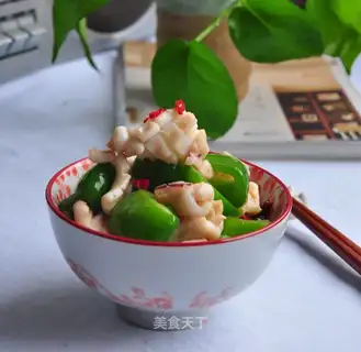 Sweet pepper's fried